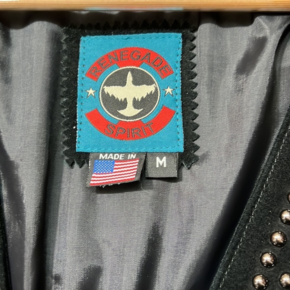 Renegade Spirit black suede jacket size M - Picture 13 of 16